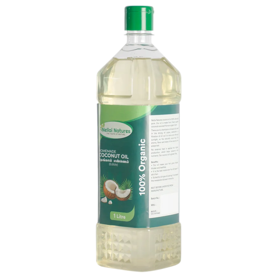 Coconut Oil - label view