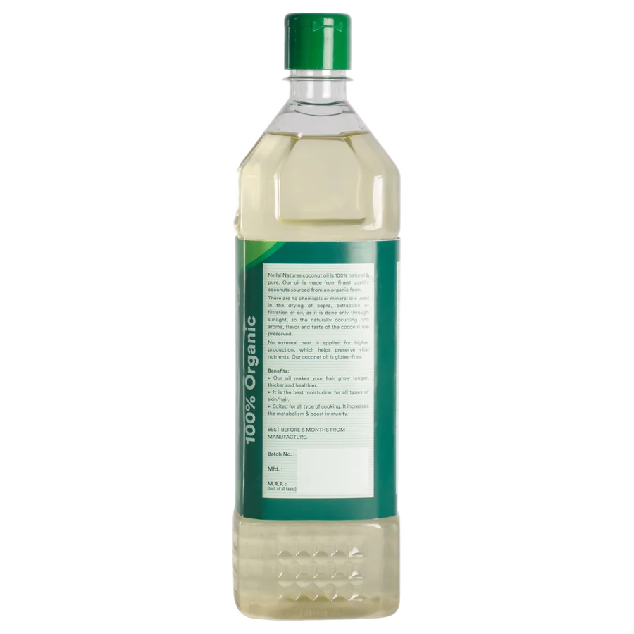 Coconut Oil - side view 1