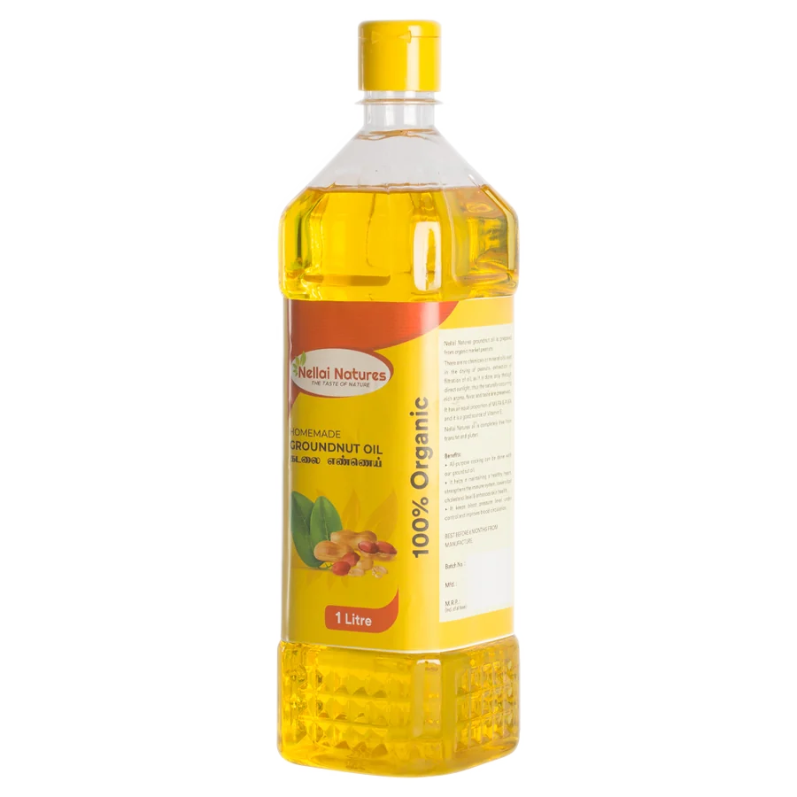 Groundnut Oil - label view
