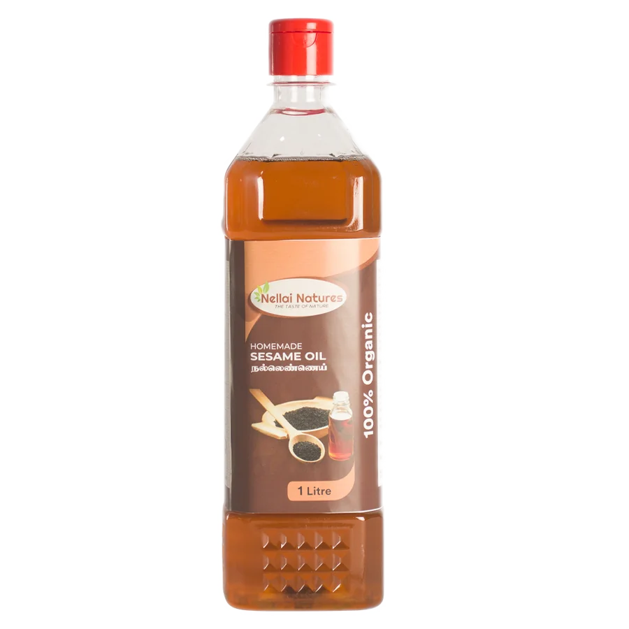Nellai Natures Sesame Oil, 1 Litre bottle